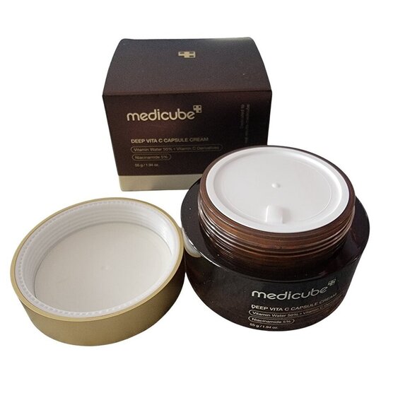 MEDICUBE DEEP VITA C CAPSULE CREAM 55ml NOT Expired 2027 Korean Skincare NEW - Picture 4 of 11